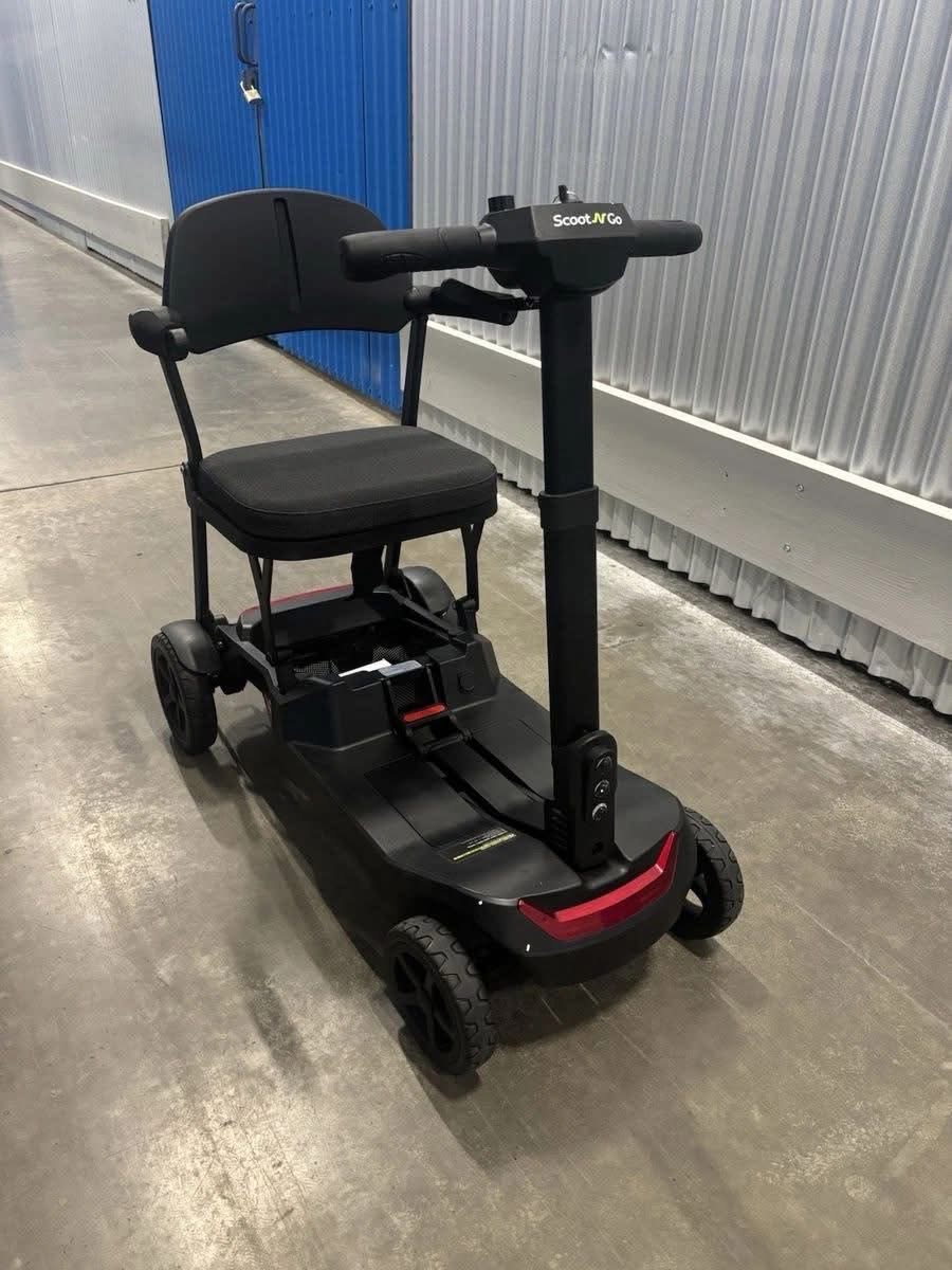 Scoot N Go 4-Wheeled Folding Electric Scooter