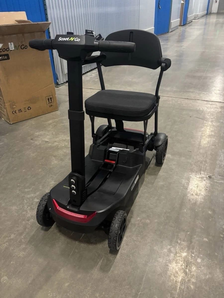 Scoot N Go 4-Wheeled Folding Electric Scooter - view 3