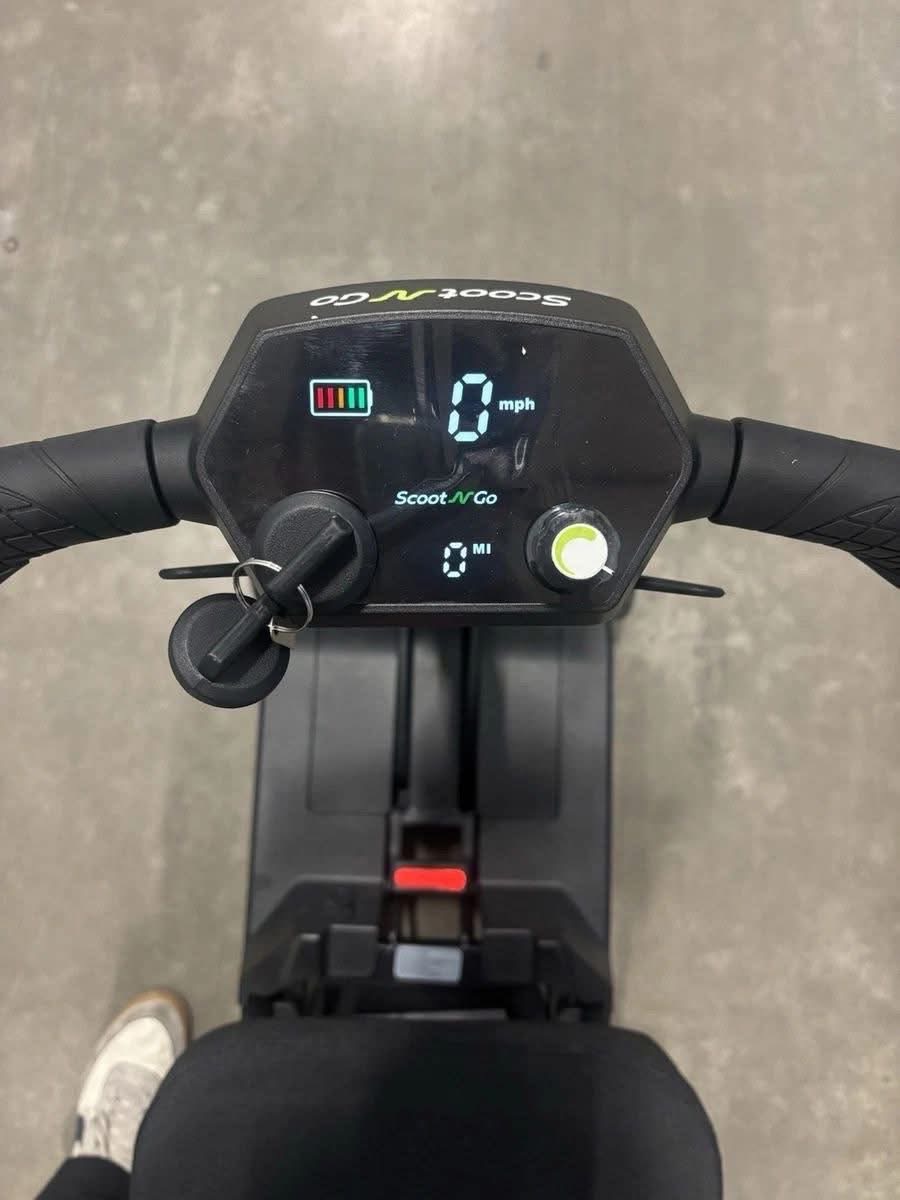 Scoot N Go 4-Wheeled Folding Electric Scooter - view 6